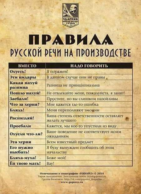 ПРАВИАА О РЕЧИ НА ПРОИЗВОДСТ ВЕ я в и учж он на п Шшшш при пины иди Хм н наш шип мае 1Ц1 Чт щ и нг шпили маш им и шщпштпппппцп _ и м эшелоне цюпсгпплчопи м лк ш ХЕ и и тщумгц кюбшипптб шт ппу м 25 ужин ищет 1 ну мшо ыц ими тм_ пишит тг _ гіи Ц