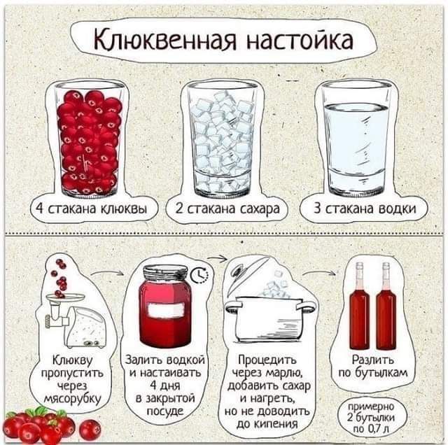 Клюквенная настойка