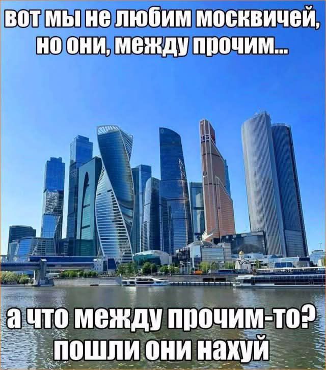 ВШМЫ нелюбиммосквичей ноГонИмежду прочим