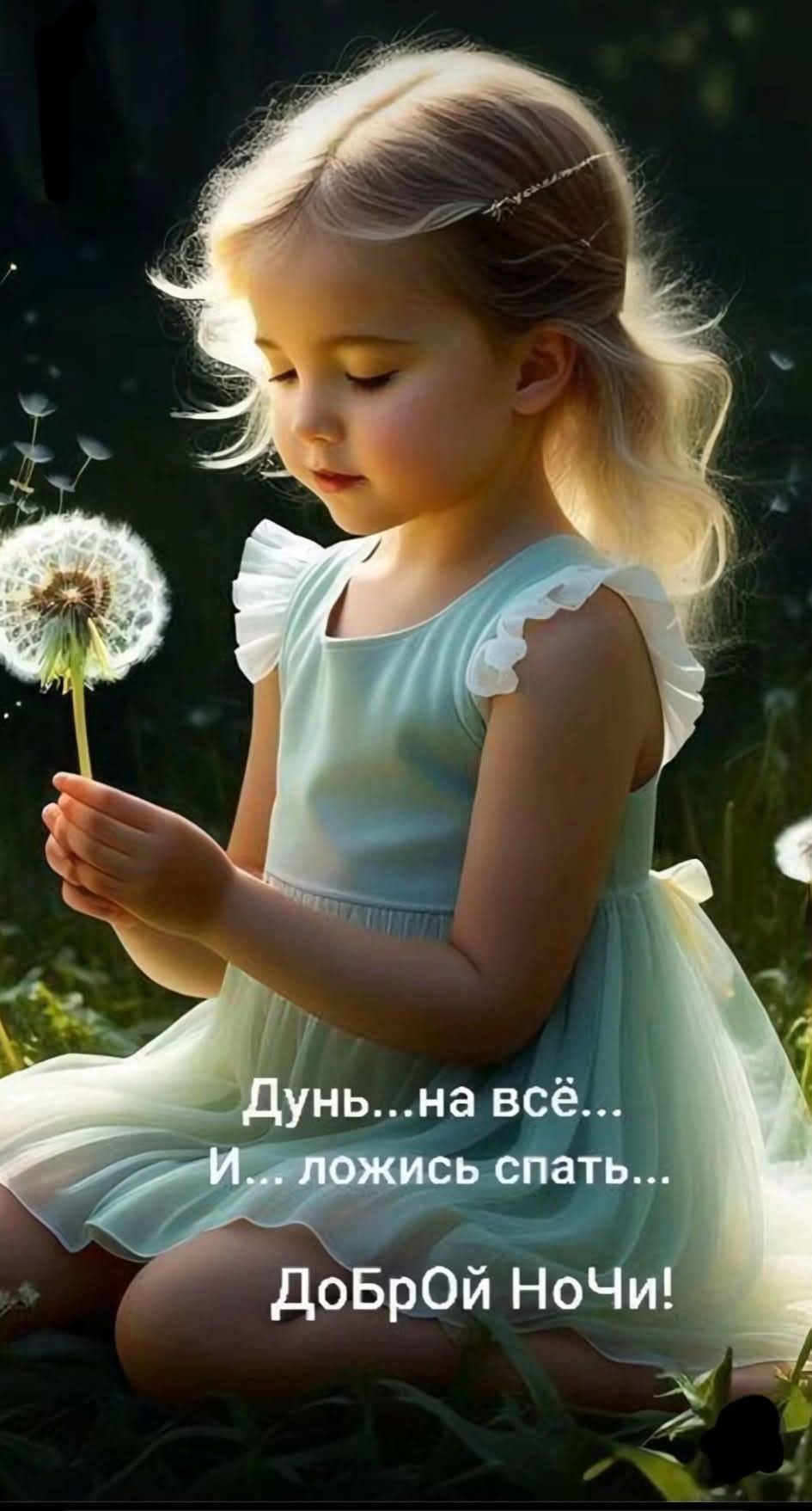 Дунь...на всё... И... ложись спать... Доброй Ночи!