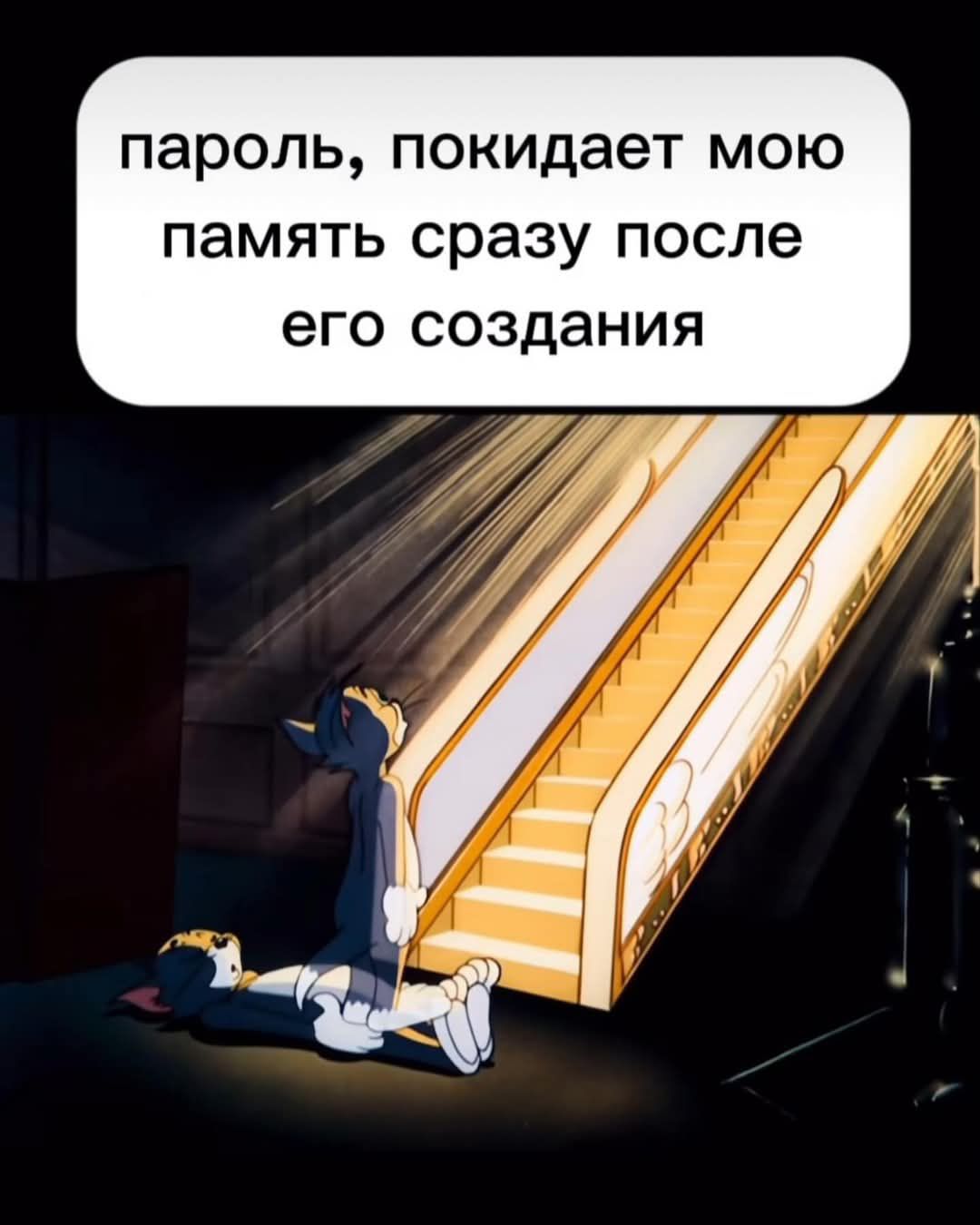 пароль, покидает мою память сразу после его создания