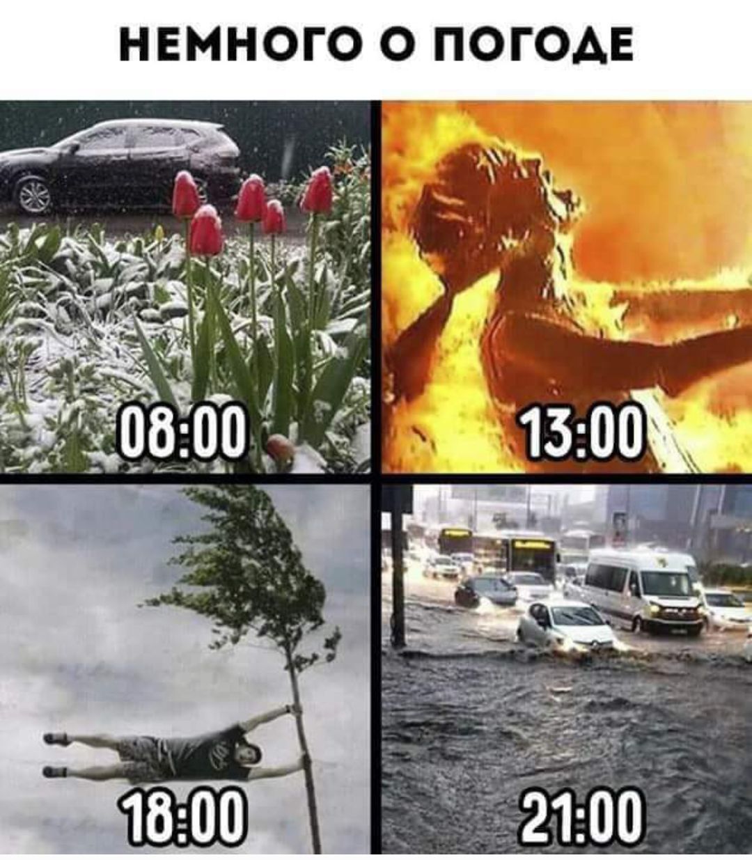 НЕМНОГО О ПОГОДЕ
08:00
13:00
18:00
21:00