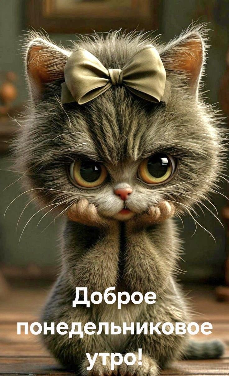 Доброе понедельниковое утро!