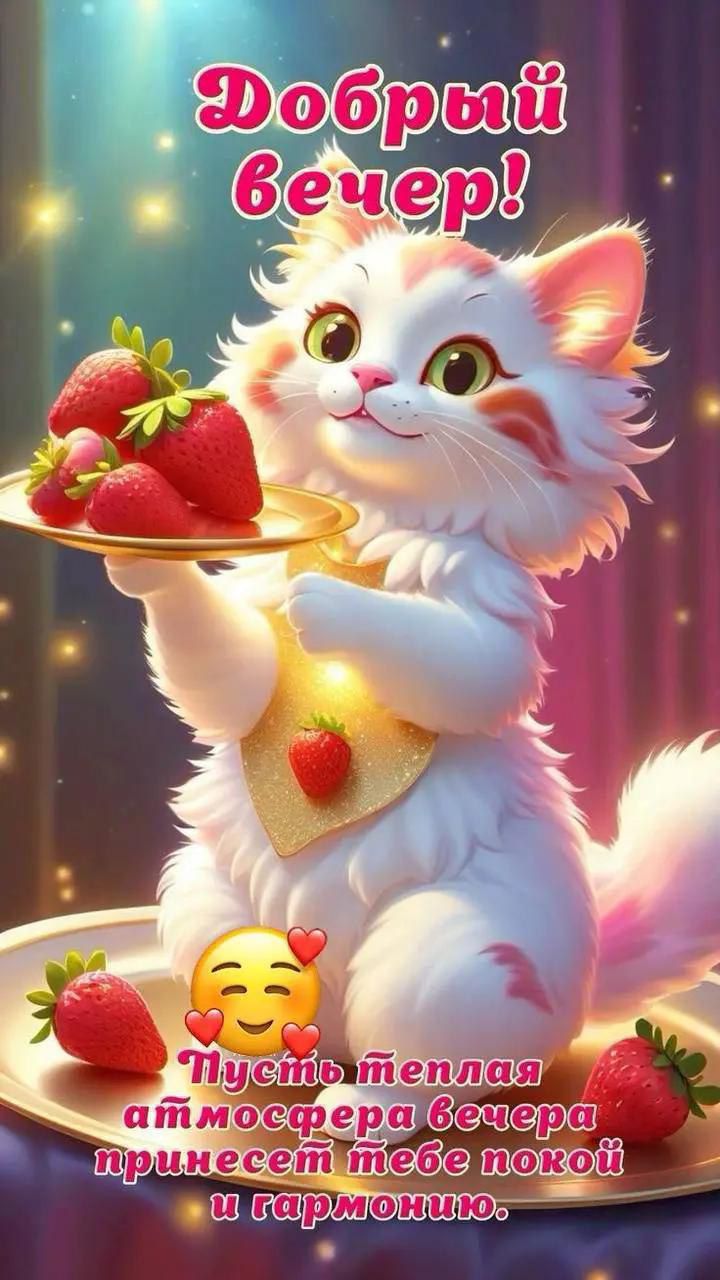 Добрый вечер!
Пусть теплая атмосфера вечера принесет тебе покой и гармонию.