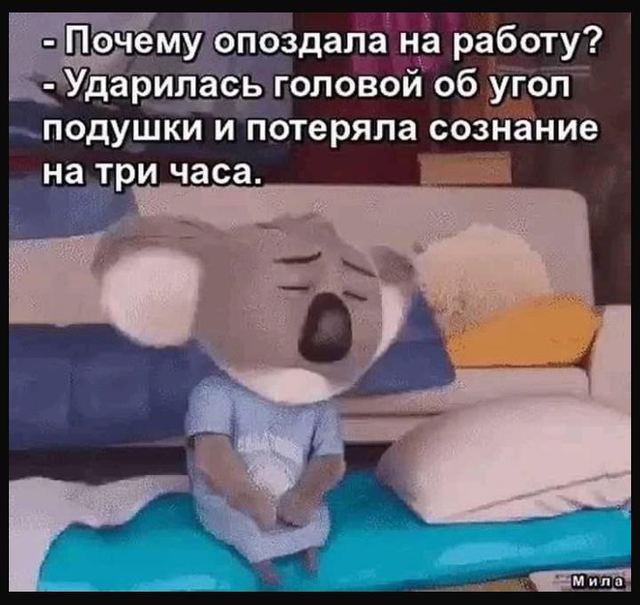 ПочаМуопоёдалаЁ и работу Удаёиласёголовойг об угол ПОДУШКИ И потеряла сознание