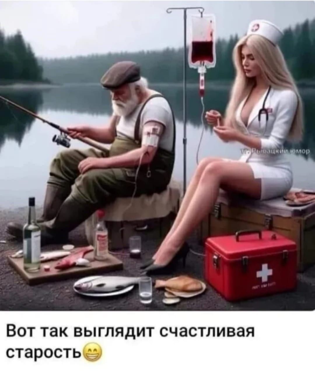 Вот так выглядит счастливая старость🙂