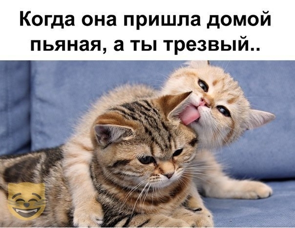 Когда она пришла домой пьяная а ты трезвый