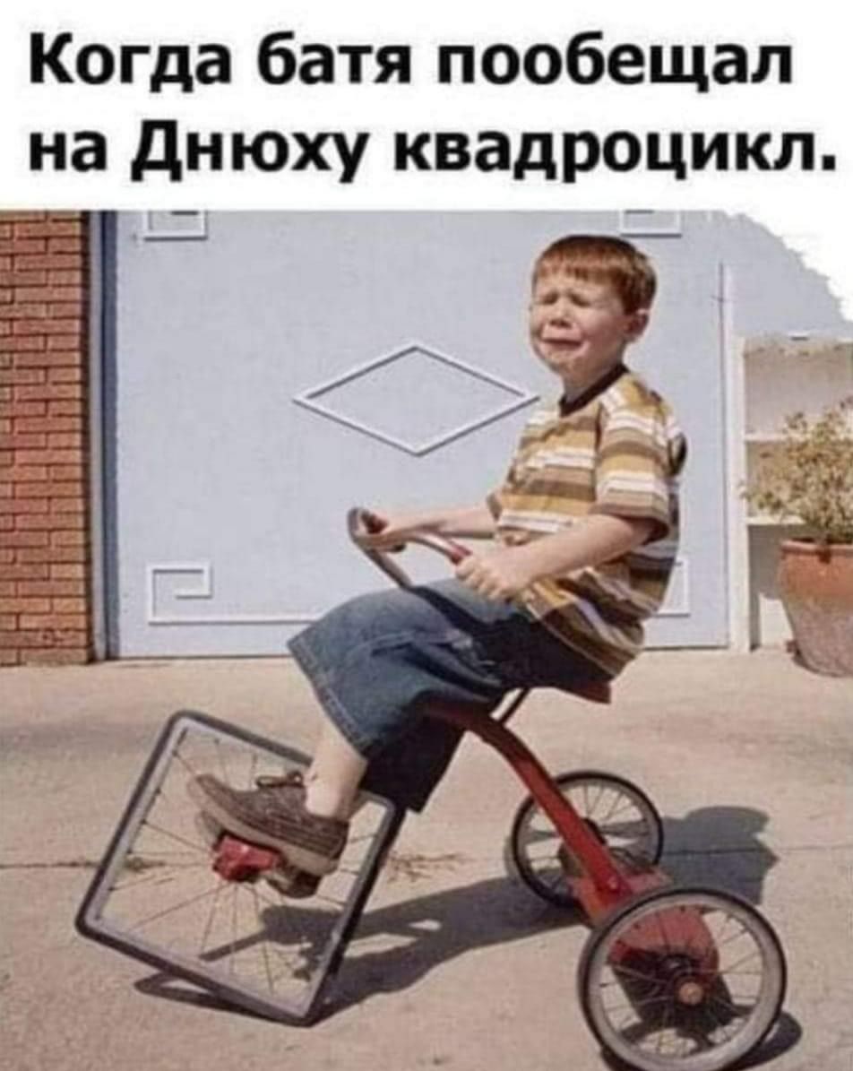 Когда батя пообещал на днюху квадроцикл