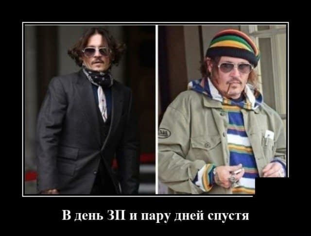 В день ЗП и пару дней спустя