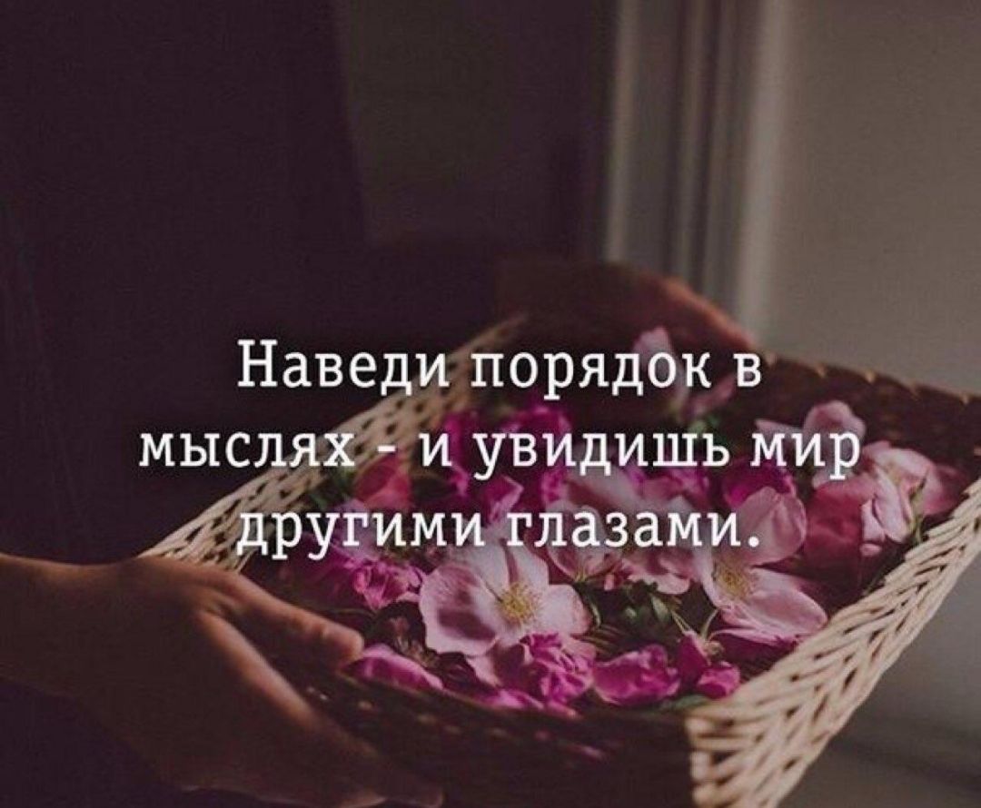 Наведилорядокв  мысляж и увидишь