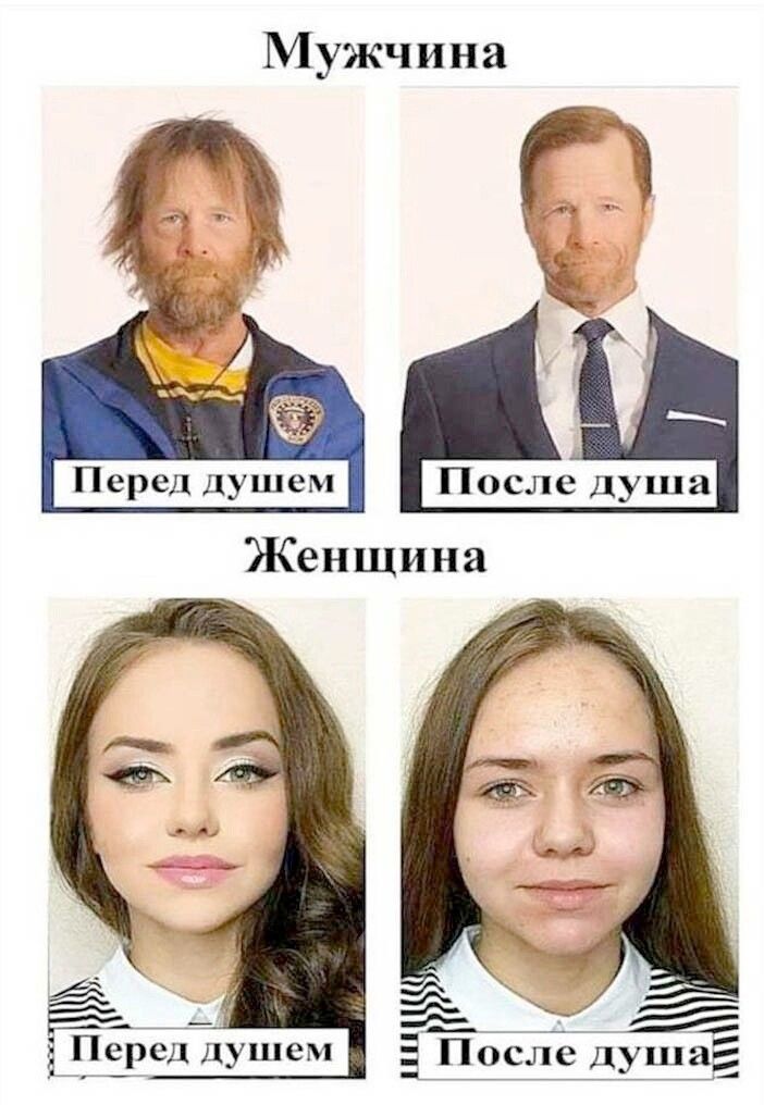 Мужчина После душаё