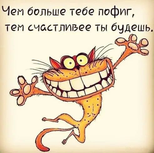 Чем больше тебе пофиг