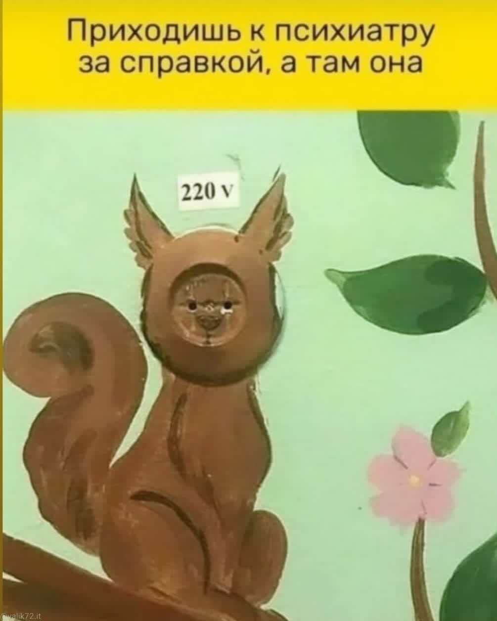 Приходишь к психиатру за справкой а там она