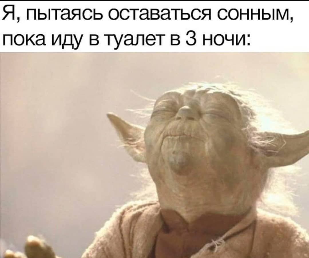 Я пытаясь оставаться сонным пока иду в туалет в 3 ночи