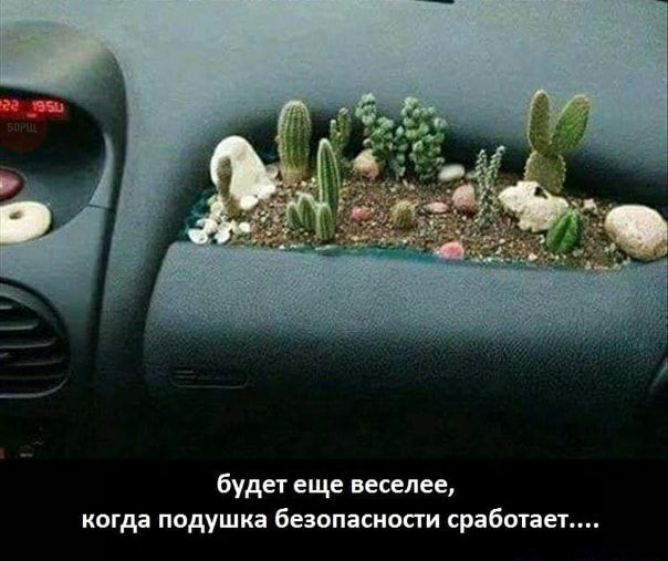 будет еще веселее когда подушка безопасности сработает