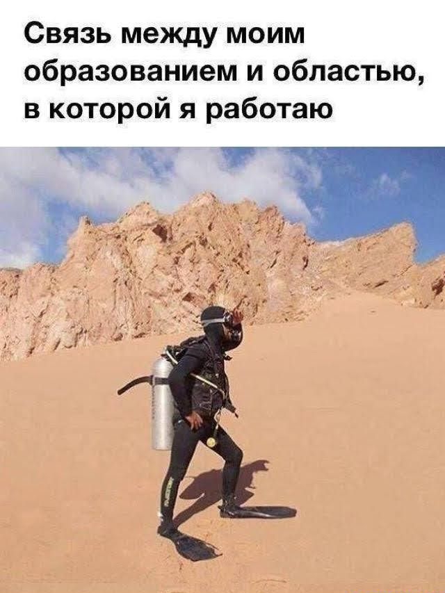 Связь между моим образованием и областью в которой я работаю