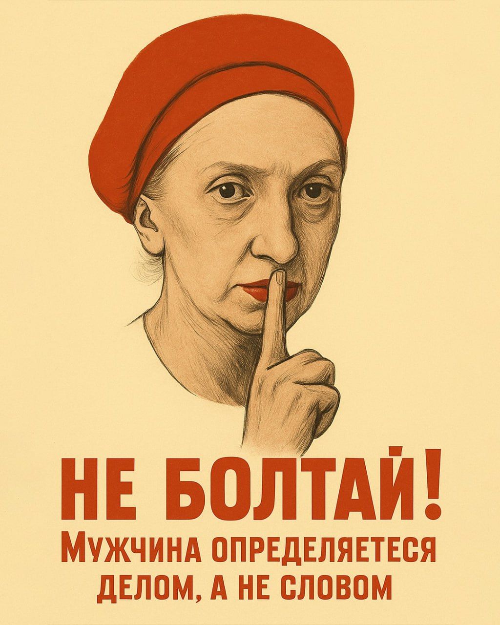 НЕ БОЛТАЙ! Мужчина определяется делом, а не словом