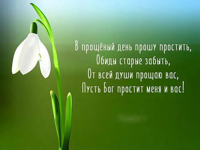 ггннй день прошу простить Обиды старые забыть От всей души прощаю ват Пусть Бог простит меня и вас