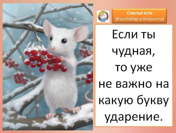 Если ты чудная то уже не важно на какую букву ударение
