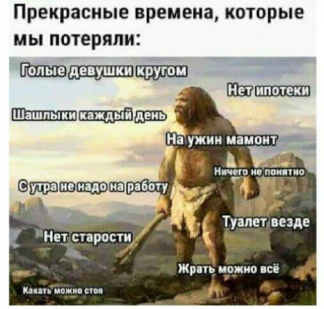 Прекрасные времена которые мы потеряли На ужии мамонт Ничего ир ппи_п_ио 9Шт работ