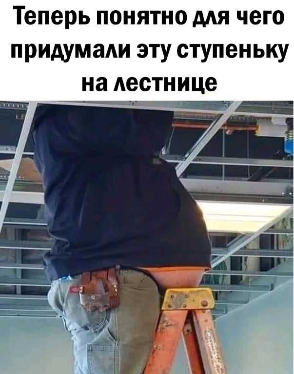 Теперь понятно мя чего придумали эту ступеньку на Аестнице