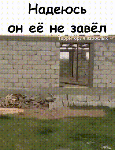 Надеюсь он её не завел