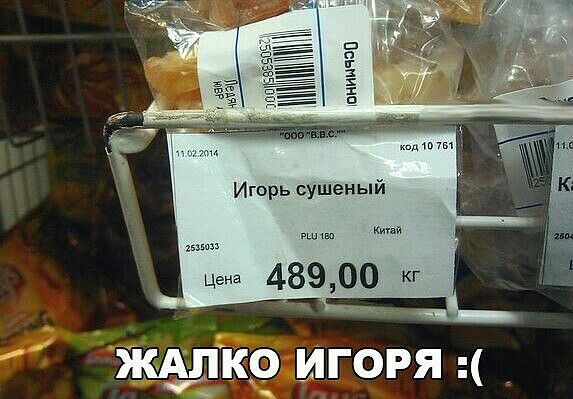 Игорь сушеный Игоря
