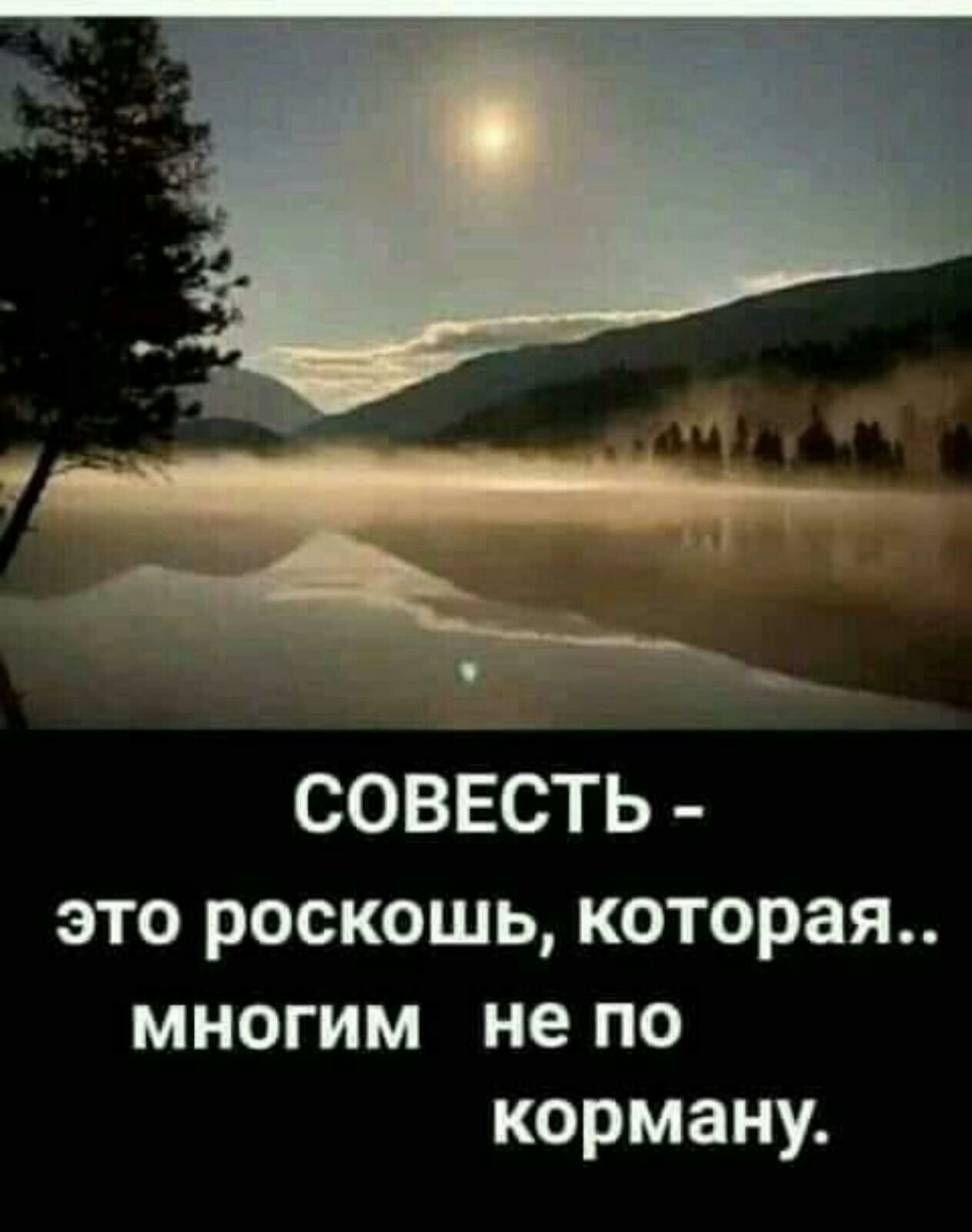 совесть ЭТО РОСКОШЬ которая многим не по карману