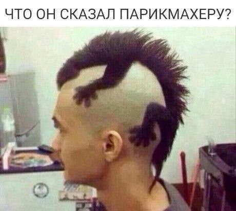 ЧТО ОН СКАЗАЛ ПАРИКМАХЕРУ
