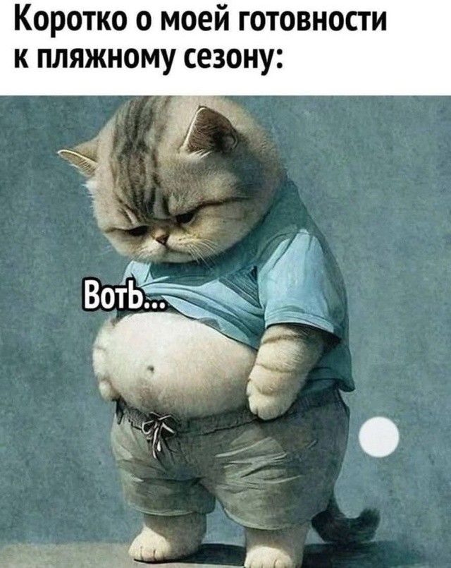 Коротко о моей готовности к пляжному сезону:
Вот...
