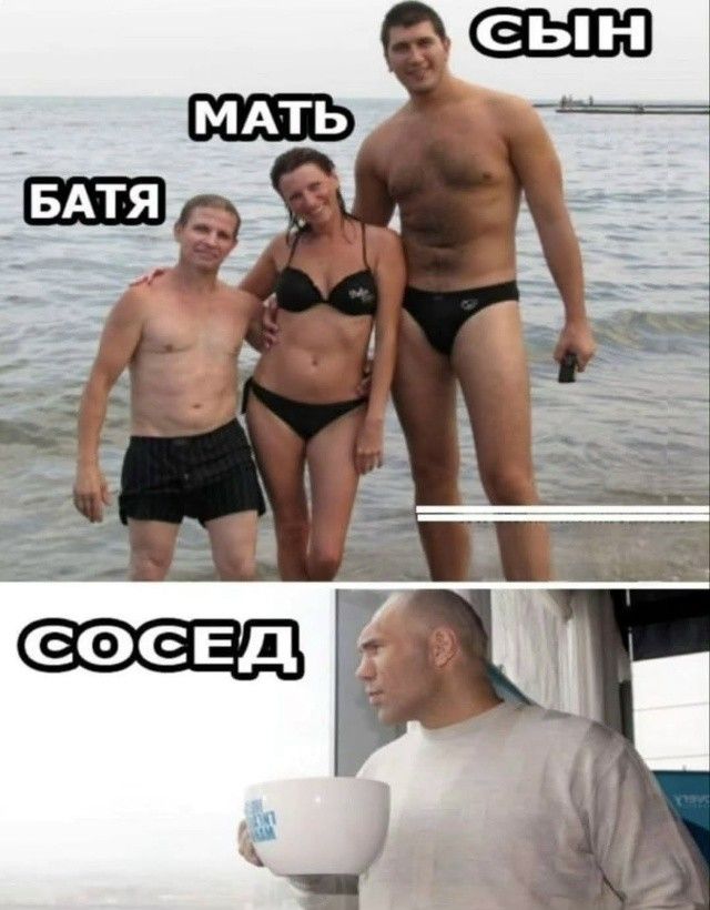 СЫН
МАТЬ
БАТЯ
СОСЕД