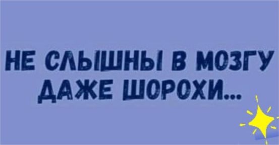 НЕ САЫШНЫ В МОЗГ У ААЖЕ ШОРОХИ _