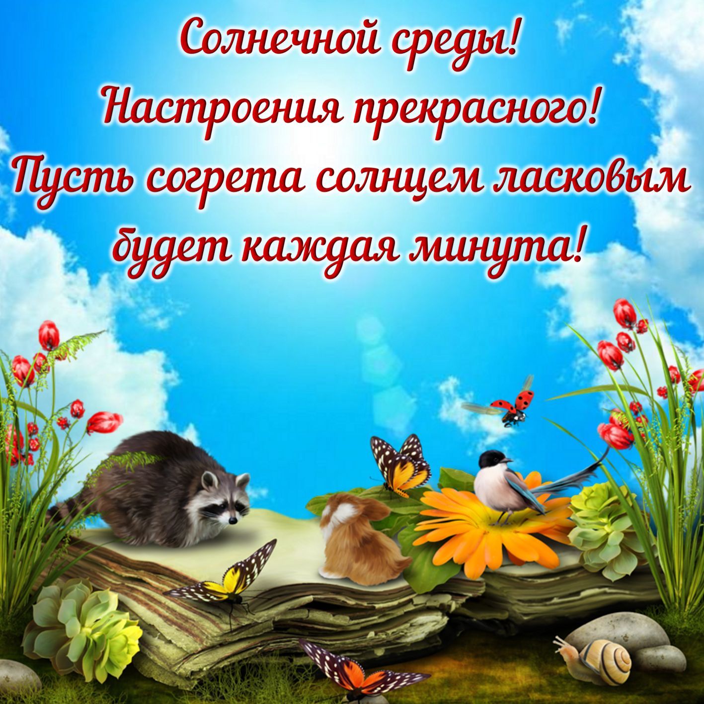 Сошшишй среды Настроиш прекрасного Пусть согрета вощем ласкобши будет каждая минута