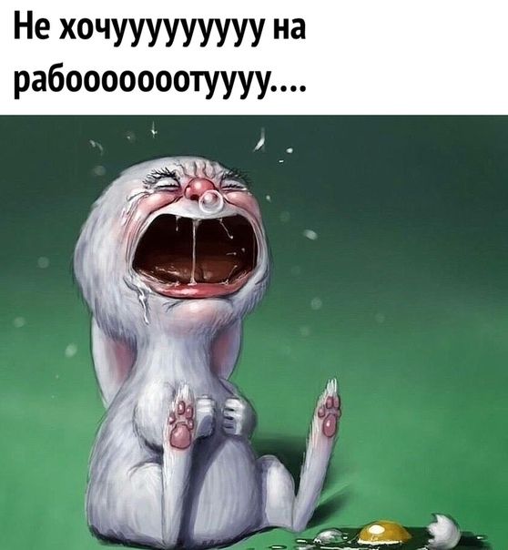 Не хочууууууууу на рабооооооотуууу