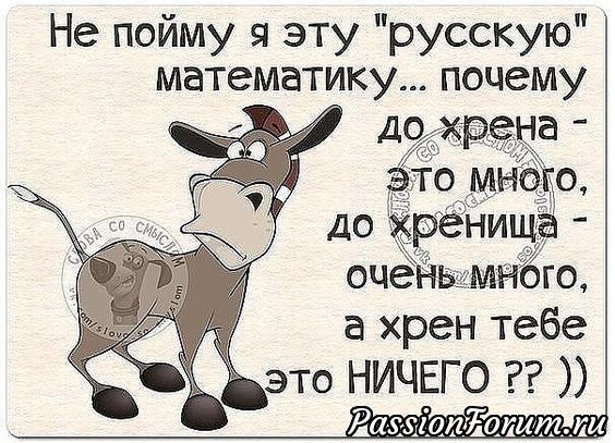 Не пойму я эту русскую математику почему