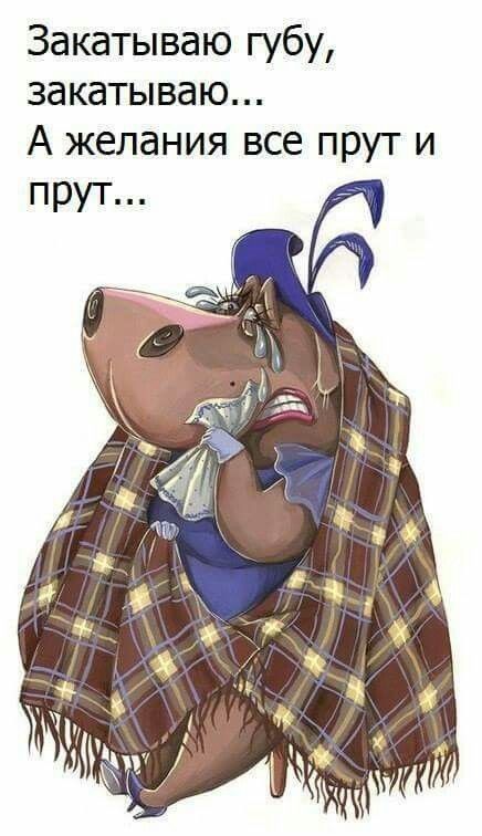 Закатываю губу закатываю А желания все прут и