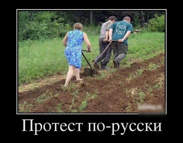 Протест порусски