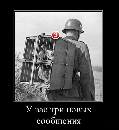 У вас три новых сообщения