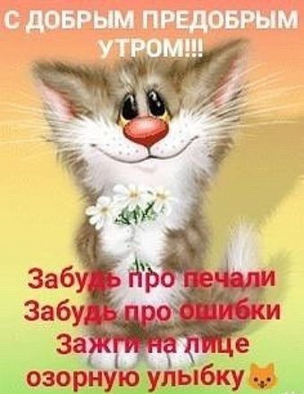 с доврым предоврым утром