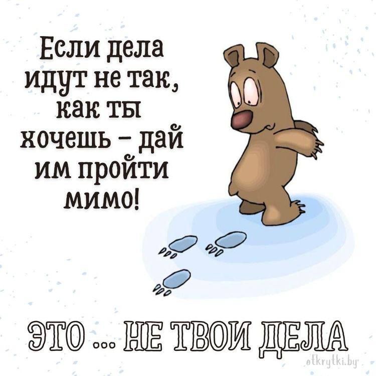 Если дела идут не так как ты хочешь дай им пройти мимо _д 60 дд 19пэтцлди
