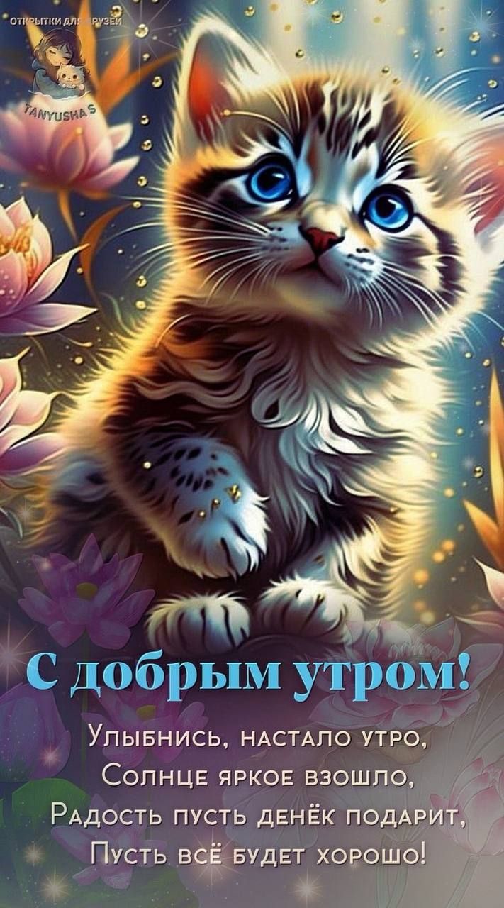 Упывнись НАСТАПО УТРО Солнце яркое взошло РАдость пусть денёк ПОДАР Пусть ведётдет ховошо