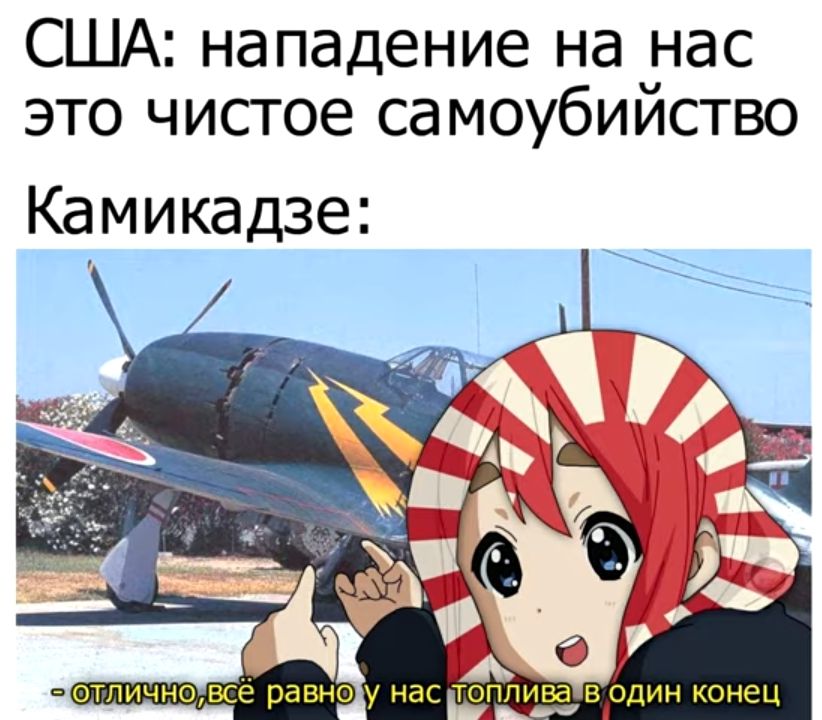 США нападение на нас это чистое самоубииство Камикадзе