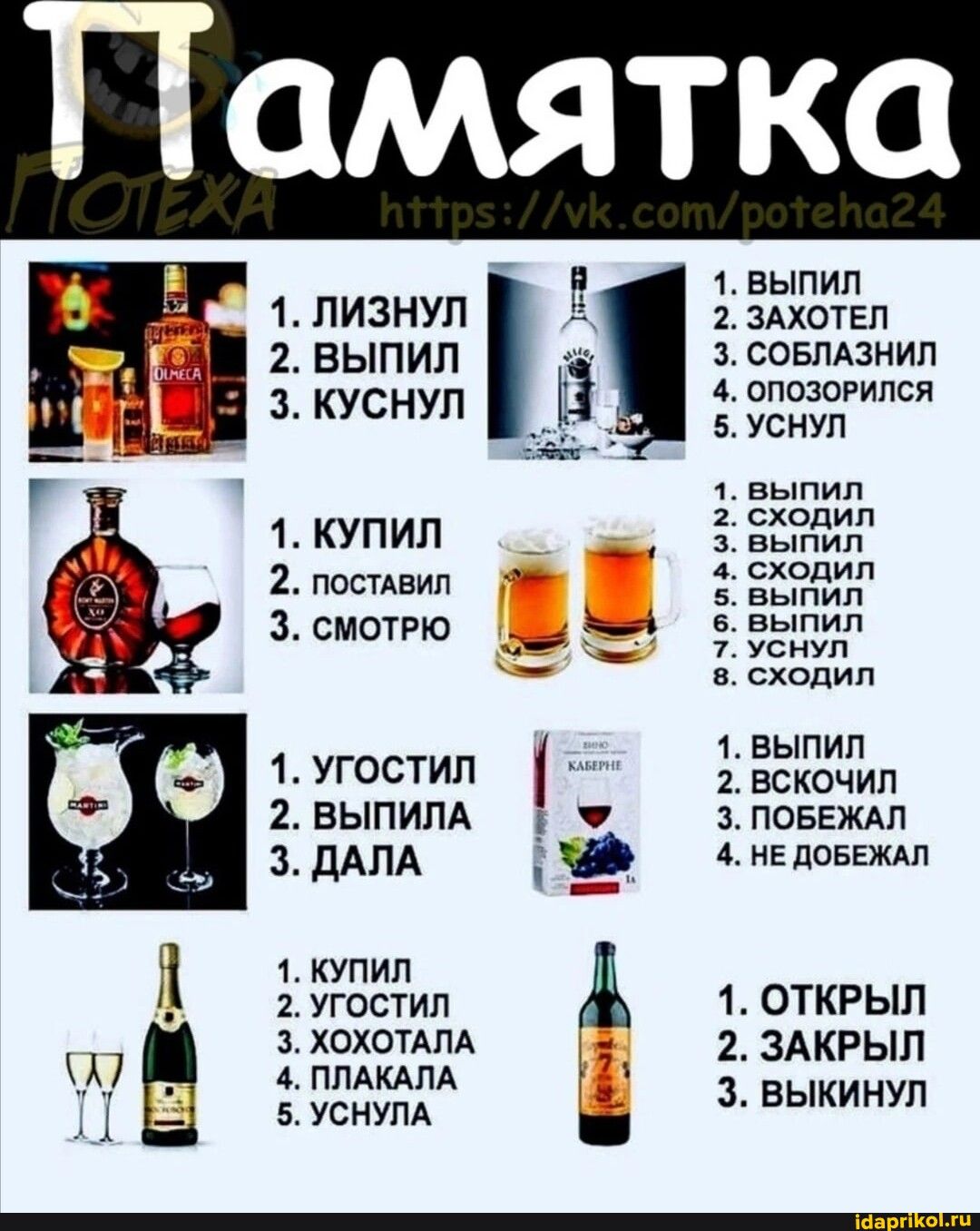 ОМЯТКЦ выпил ЗАХОТЕП совлдзнип опозпгипся уснул дин лизнул Ё выпил куснуп 33 _ м КУПИП поспвип СМОТРЮ выпил сходил выпил сходил выпил выпил ус нуп сходил анти 1 выпил вскочил ОБЕЖАП ЕловвжАп угостип выпим дАПА 1 1 КУПИЛ угпстип 1 ОТКРЫЛ 2 ЗАКРЫП 4 ППАКАПА 5 усну 3 выкинул