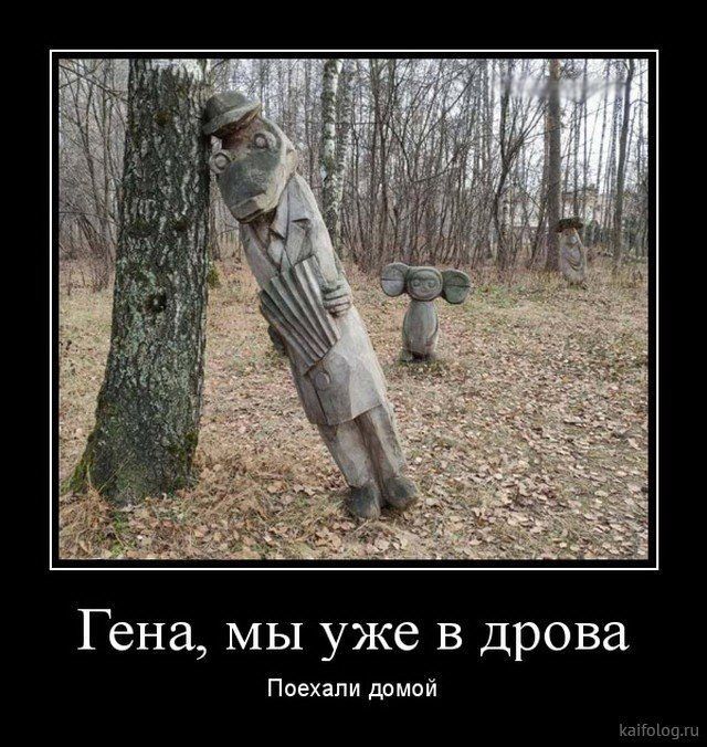 Гена мы уже в дрова Поехали Мной
