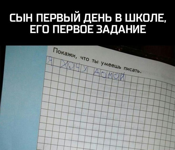 СЫН ПЕРВЫЙ ДЕНЬ В ШКОЛЕ ЕГО ПЕРВОЕ ЗАДАНИЕ Ю топ