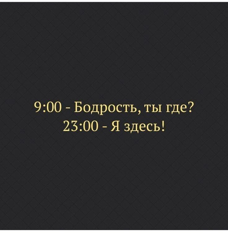 900 Бодрость ты где 2300 Я здесь