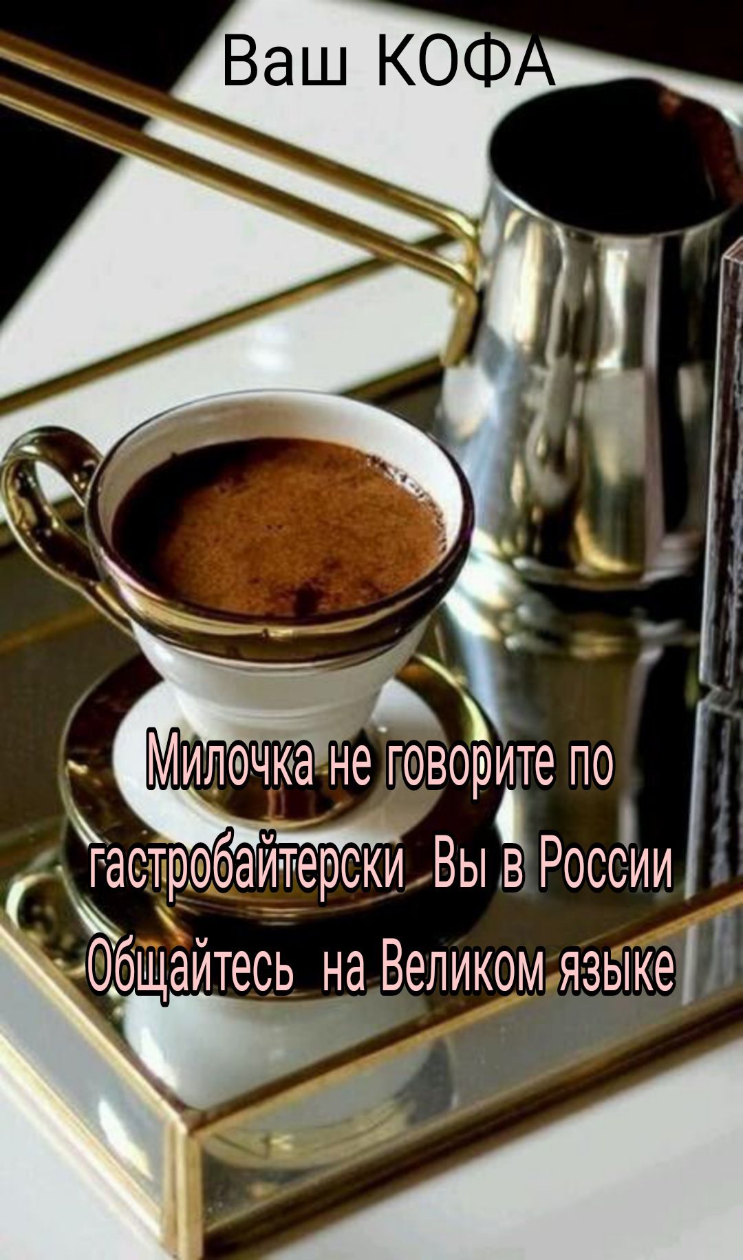 иточкатне говорите о гастробаитерски Вы В России Общаитесь наВеликом языке в