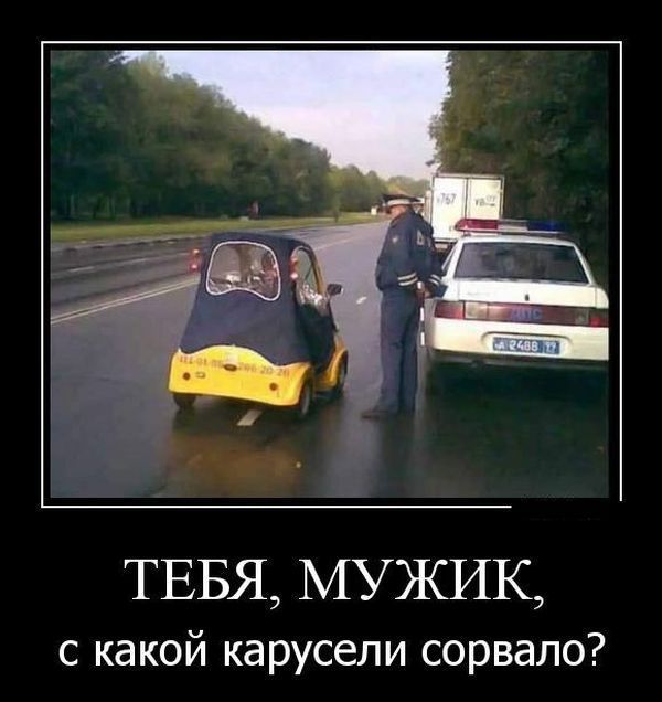 ТЕБЯ, МУЖИК, с какой карусели сорвало?