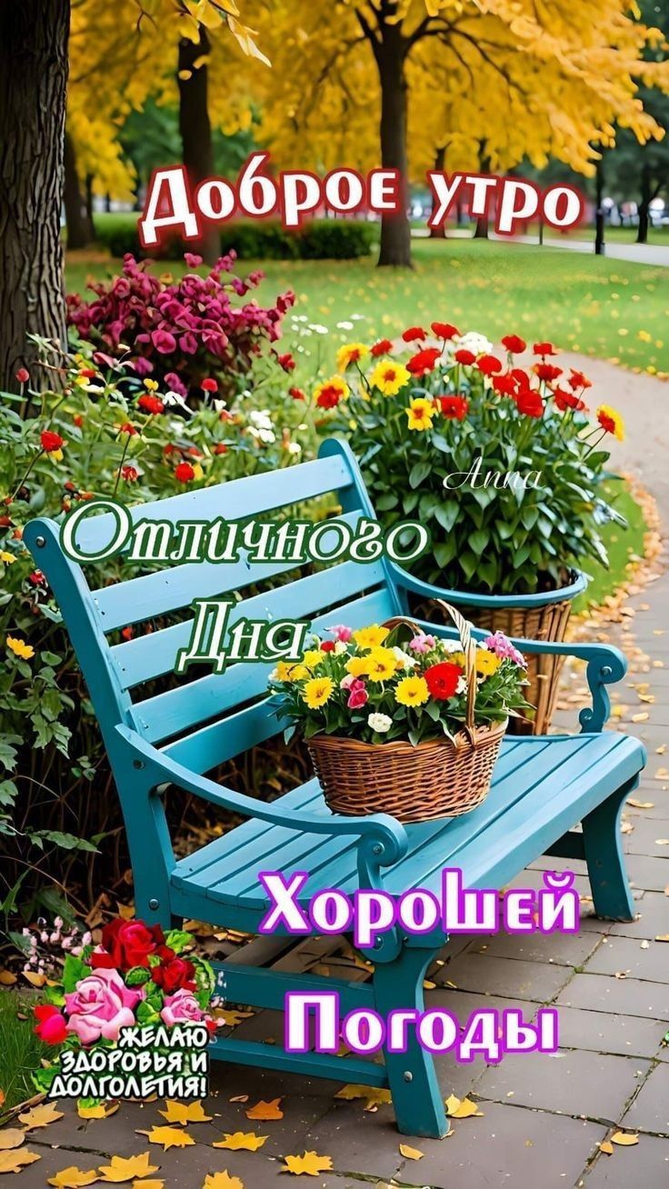 Доброе утро
Отличного Дня
Хорошей Погоды
желаю здоровья и долголетия!
