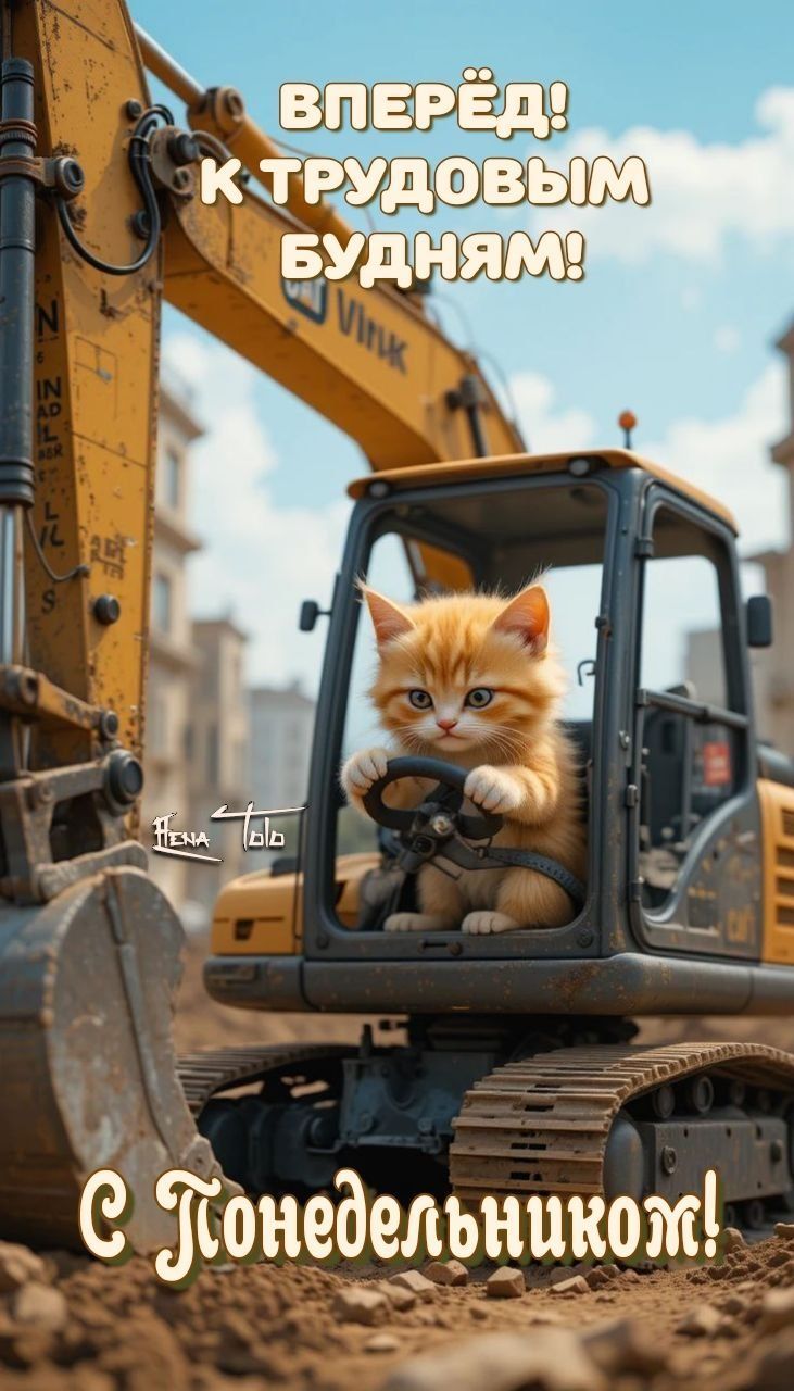 ВПЕРД! К ТРУДОВЫМ БУДНЯМ! С Понедельником!